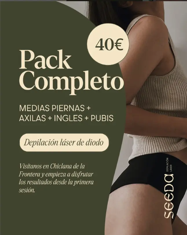 Pack completo de depilacion laser