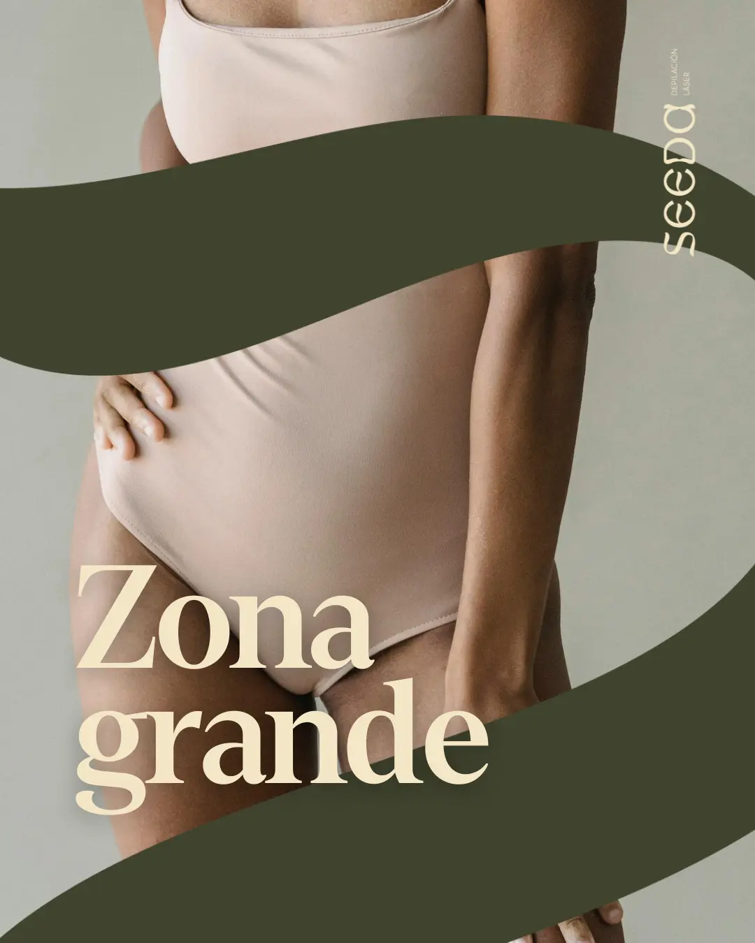 Zonas grandes de depilación láser